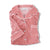 Athena Womens Pink Velvet Pyjamas - Folded | Bown of London